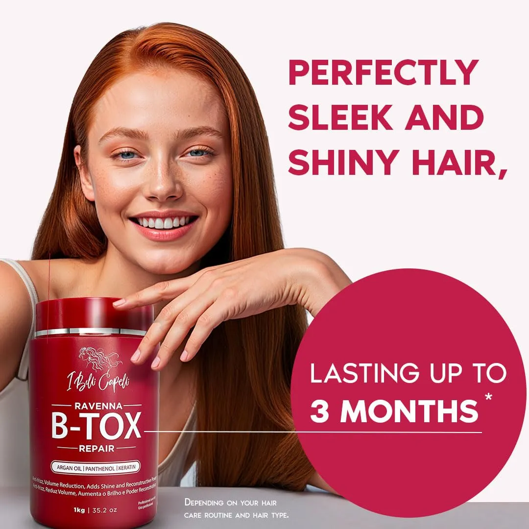 Kit Ravenna Daily Care   B-tox Repair : Hydration, Straightening, and Intense Shine