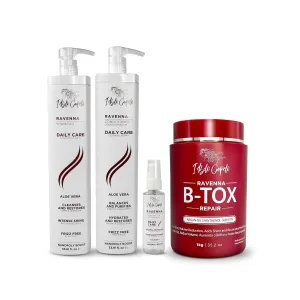 Kit Ravenna Daily Care   B-tox Repair : Hydration, Straightening, and Intense Shine