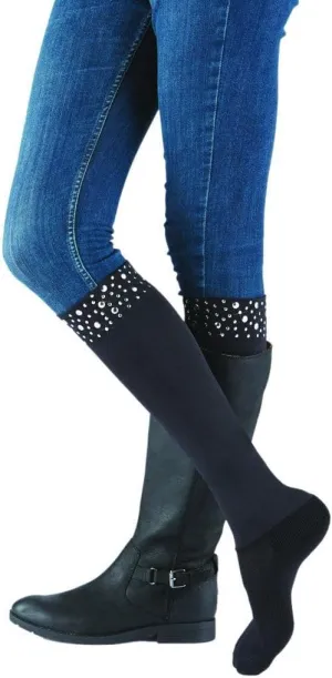 Knee-Hi Performance Boot Socks with Spandex Compression - Cushioning - Moisture-Wicking - Mesh Zone Ventilation
