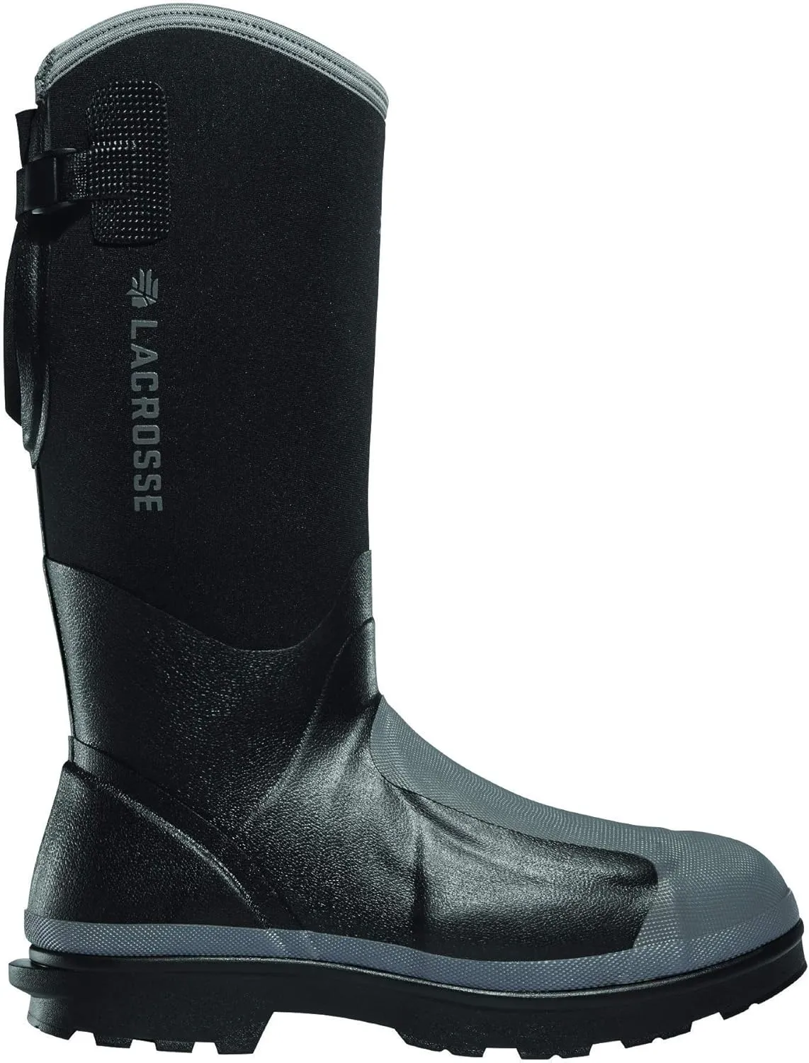 LaCrosse Men’s 14” Alpha Range Rubber Work Boots with Composite Toe, Premium Natural Rubber Construction, and Grippy Vulcanized Outsole