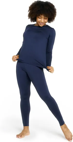LAPASA Women's Thermal Underwear Set Fleece Lined Long Johns Top & Bottom Soft Base Layer Light/Mid/Heavy Weight L17/ L41/L44