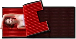 Large Red Light Therapy Mat Full Body Sleep Bag 71"X 55" 2520 PCS LED 660nm Red Light Therapy Pad 850nm Near Infrared Light Therapy Blanket Large Red Light Bed for Muscle Joint Back