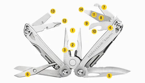 Leatherman Multi-Tool Wingman 14 Tools