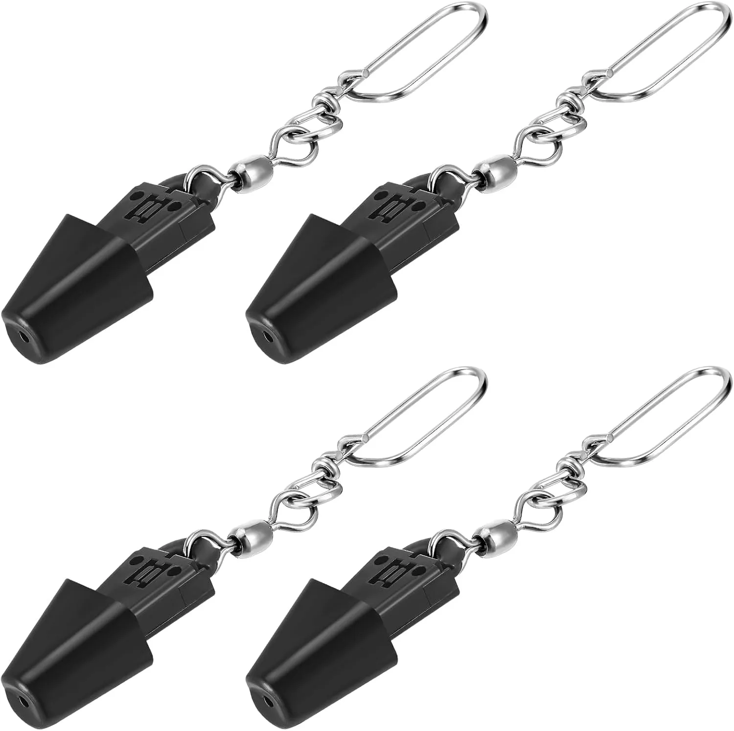 Leitee Downrigger Terminal Kit Downrigger Qty of 4 Weight or Ball Clip Release Clips for Offshore Fishing Boating Accessories Salt and Freshwater