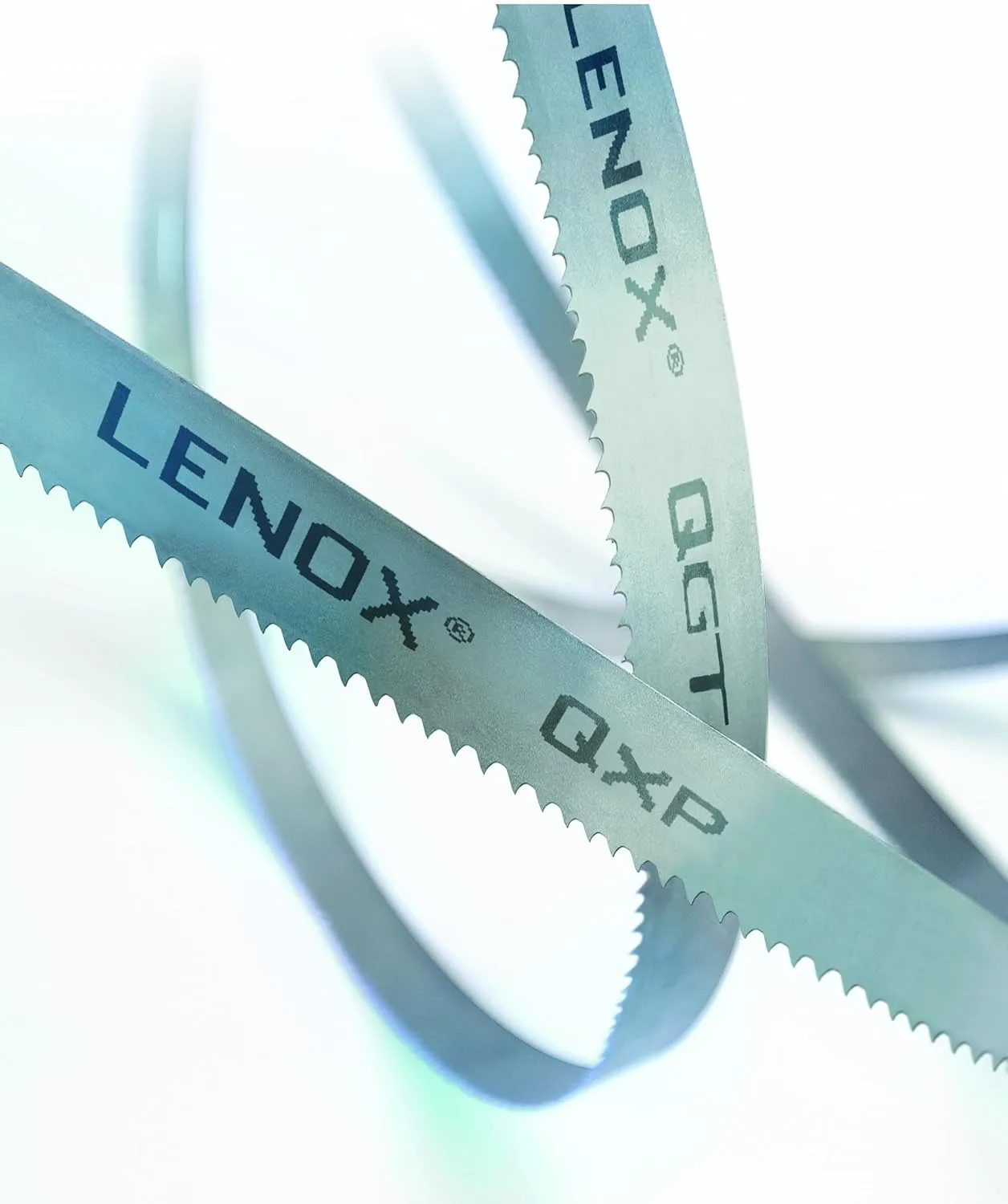 Lenox QXP Vari-Raker Band Saw Blade, Bimetal, Regular Tooth, Raker Set, Positive Rake, 174" Length, 1" Width, 0.035" Thick, 4-6 TPI