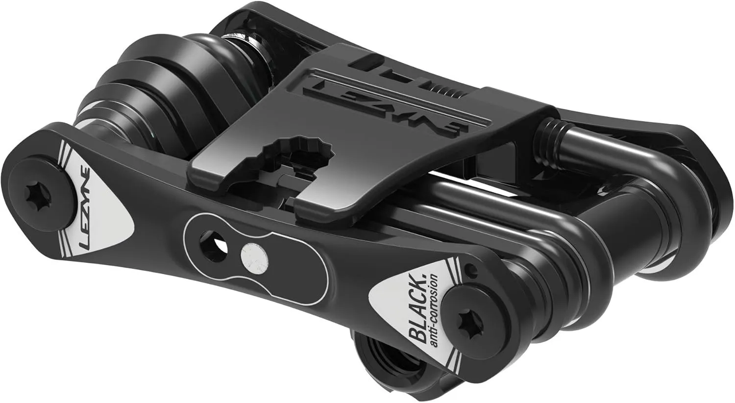 LEZYNE RAP II Bicycle Multi-Tool 19 in 1, Anti-Corrosion Bits, Chain Breaker Tool, CO2 Inflator, Phillips, Multi-function Flat Tool