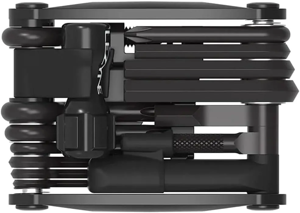 LEZYNE RAP II Bicycle Multi-Tool, Anti-Corrosion CRV Bits, Hex, Torx, Ergonomic Side Plates, High Performance Compact Bike Tool (20 Tubeless)