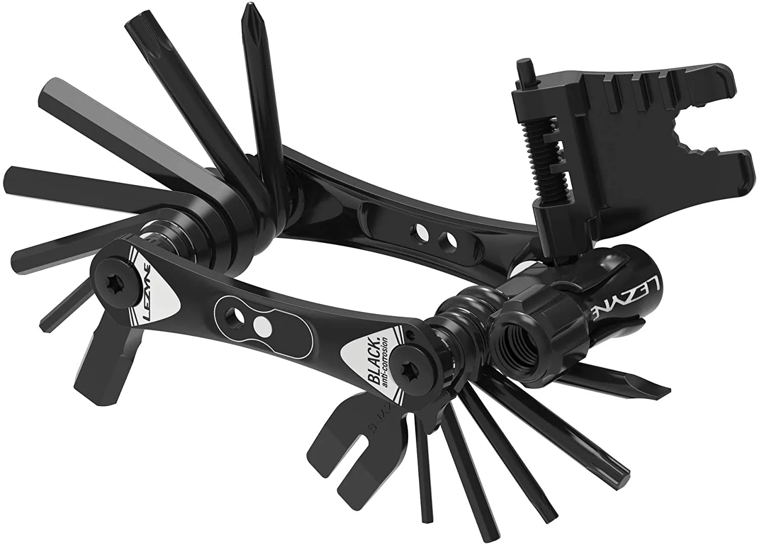Lezyne RAP II CO2 Bike Multi Tool 25 in 1. High Performance Compact Bike Tool (1-MT-RAP-V325T04)