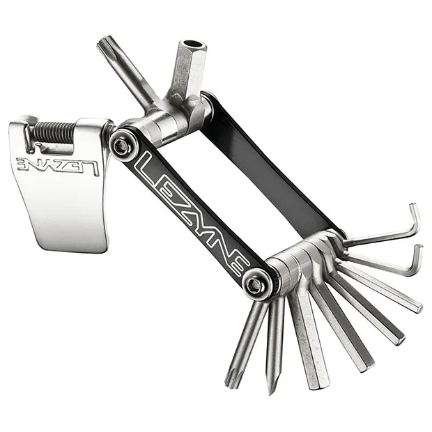 Lezyne V 11 Function Multi Tool - Black - Silver - Yes