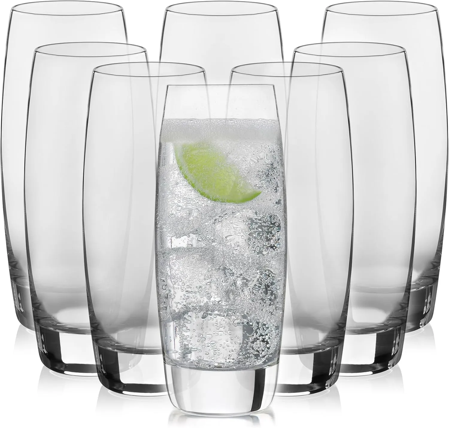 Libbey Signature Kentfield Cooler Beverage Glasses, 16 ounce, Set of 8