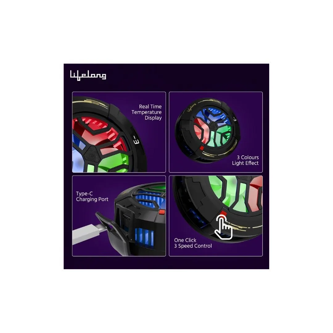 Lifelong Phone Cooler for Gaming Powerful Semiconductor Technology