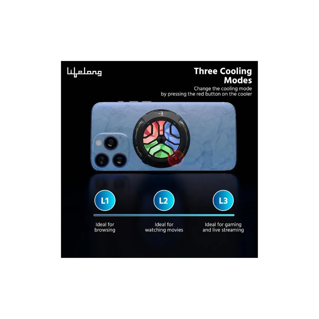 Lifelong Phone Cooler for Gaming Powerful Semiconductor Technology
