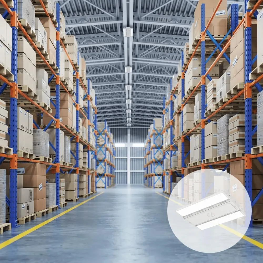 Lithonia Lighting Compact Pro LED High Bay Light, Ceiling Lighting Fixture, 12,000 Lumens, 4000K Cool White, Dimmable LED Work Light for Garage and Warehouse, MVOLT 120-277V (CPHB 12LM MVOLT 40K)