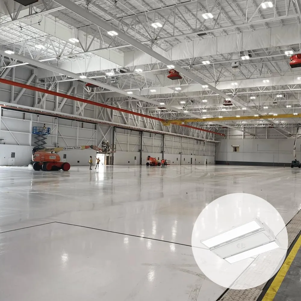 Lithonia Lighting Compact Pro LED High Bay Light, Ceiling Lighting Fixture, 12,000 Lumens, 4000K Cool White, Dimmable LED Work Light for Garage and Warehouse, MVOLT 120-277V (CPHB 12LM MVOLT 40K)