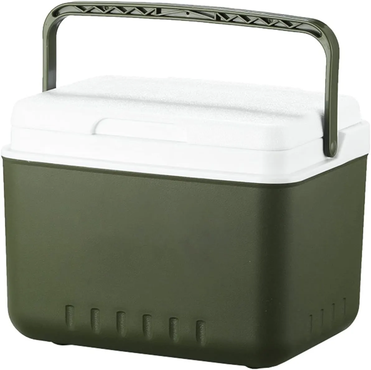 Litre Large Cooler Box with Carry Handle & Lid for Camping Picnics Beach Trips to Keep Food Drinks Cool for The Day