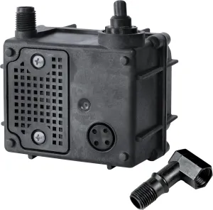 Little Giant P-AAA 115 Volt, 1/160 HP, 120 GPH Manual Submersible Oil-Filled Statuary Fountain/Recirculating Water Pump, 15-Ft. Cord, Black, 523375