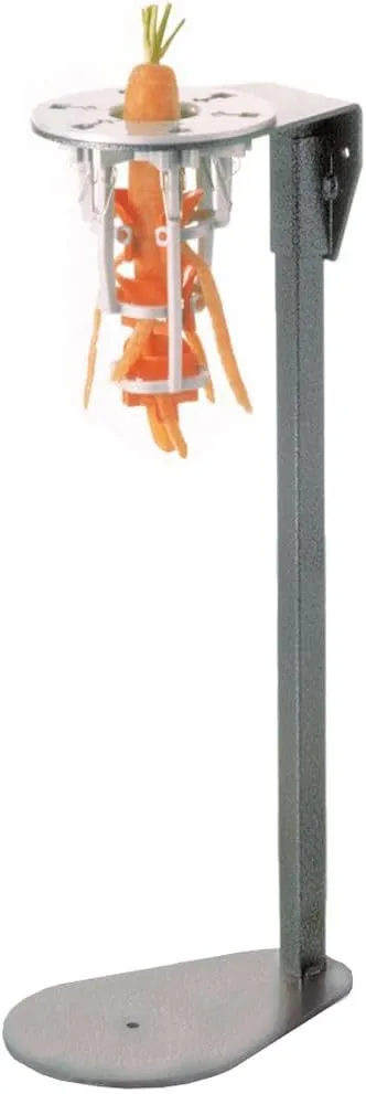 LOUIS TELLIER - Carrots Peeler on Stand - For Carrots up to Ø1.8 in - Stainless Steel Blade - High Efficiency
