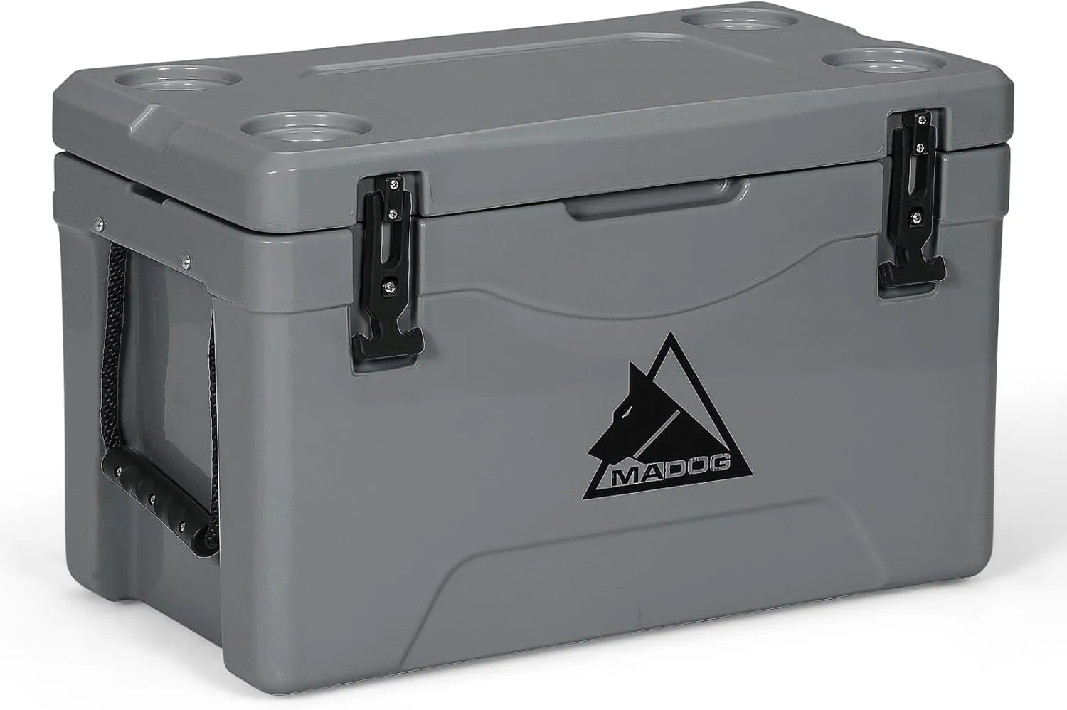 MADOG Portable Beach Cooler, Leak-Proof Travel Hard Cooler for 5-7 Days Ice Retention, LLDPE Portable Compact Coolers, Great for Beach, Picnic, Fishing and Camping