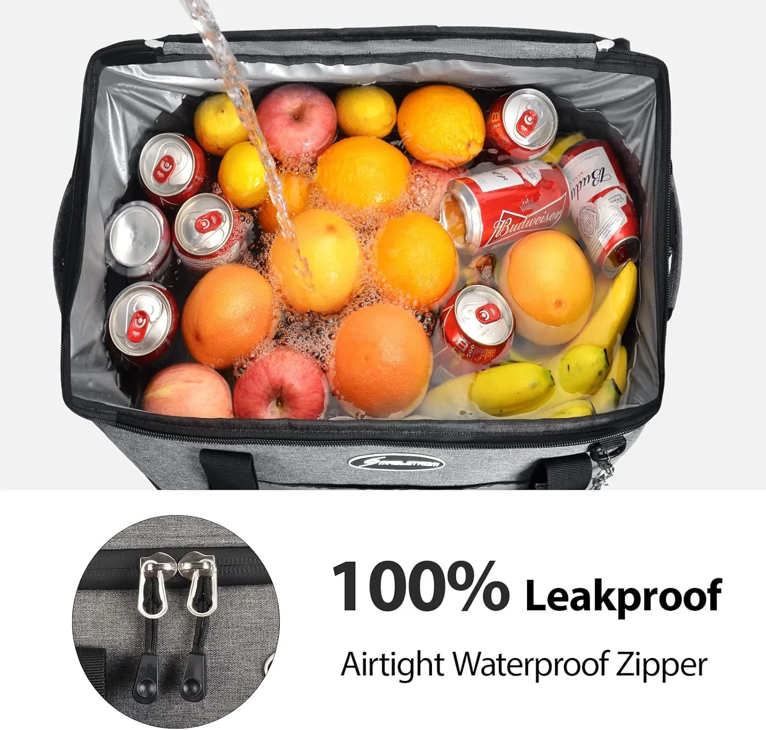 Maelstrom Soft Cooler Bag,Collapsible Soft Sided Cooler,24/30/60/75 Cans Beach Cooler,Ice Chest,Large Leakproof Camping Cooler,Portable Travel Cooler for Grocery Shopping,Camping,Road Trips