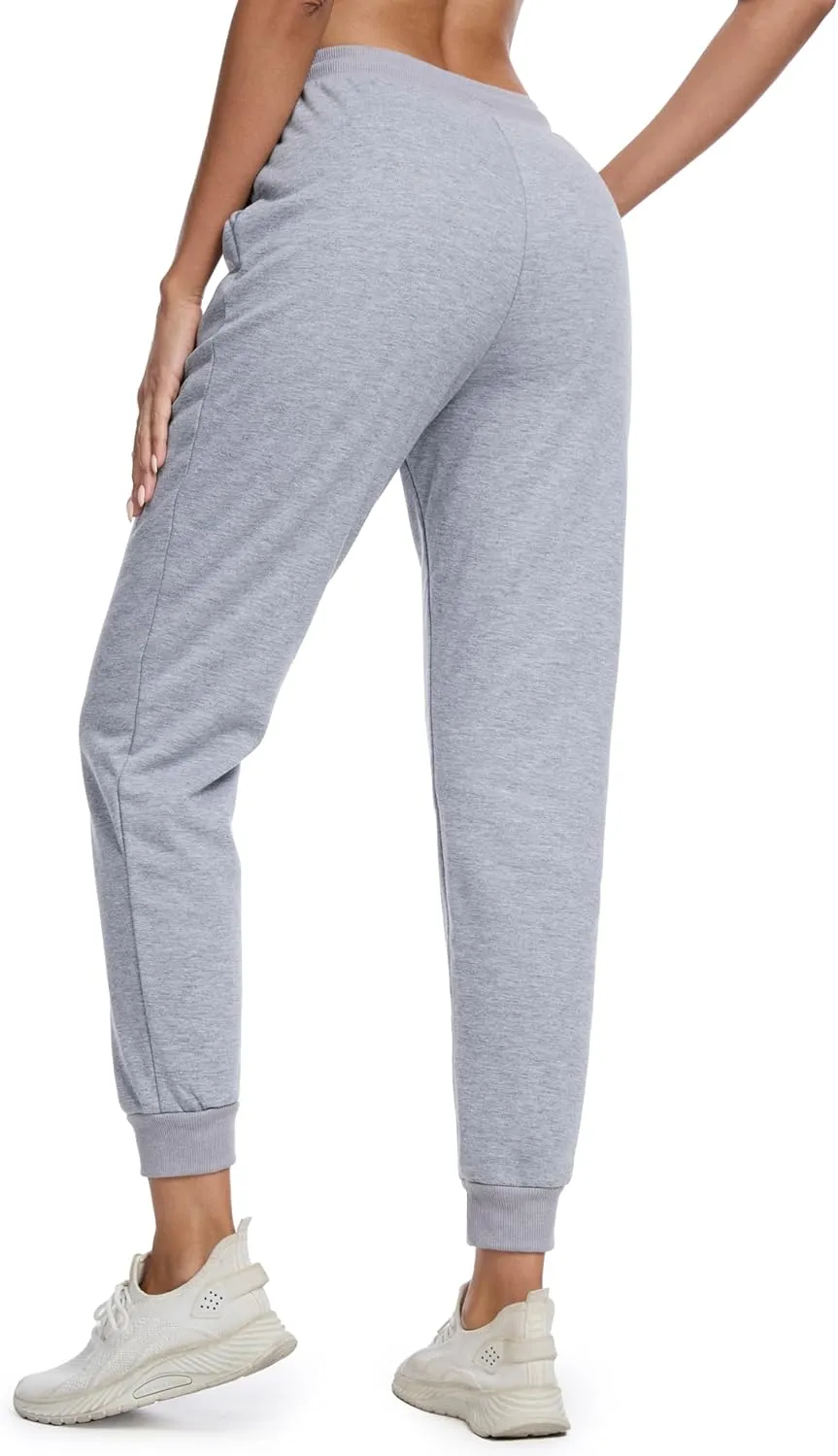 MAGCOMSEN Women's Sherpa Lined Sweatpants Winter Warm Fleece Pants Insulated Thermal Athletic Joggers with Pockets