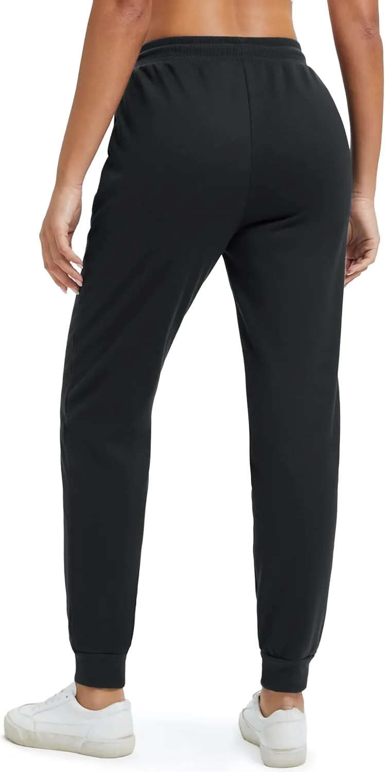 MAGCOMSEN Women's Sherpa Lined Sweatpants Winter Warm Fleece Pants Insulated Thermal Athletic Joggers with Pockets