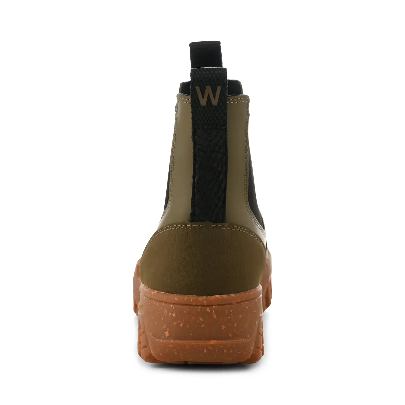 Magda Track Waterproof - Dark Olive/Gum