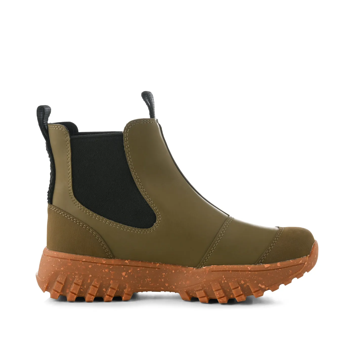 Magda Track Waterproof - Dark Olive/Gum