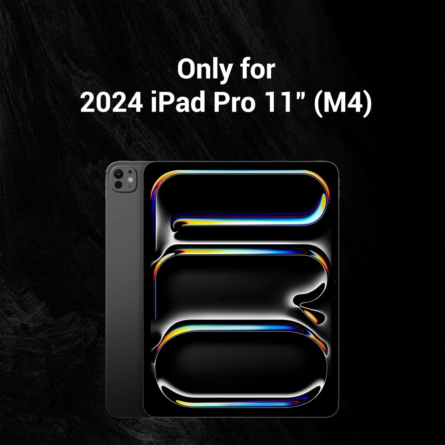 MAGEASY CoverBuddy for M4 iPad Pro 11" (2024) - iPad Pro Case Compatible with Magic Keyboard for iPad Pro (M4), Enhanced Thickness & Heat Dissipation - New Black (Leather 5.05)