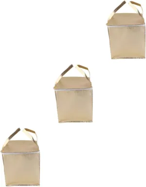MAGICLULU 3 Pcs Insulation Bag for Cake Storage Camping Thermal Bag Non-woven Reusable Coated