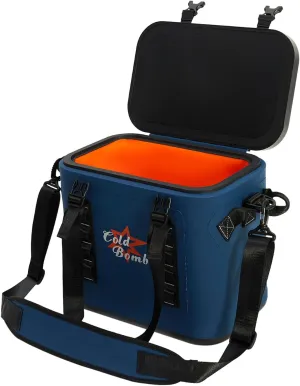 Magnetic Soft Cooler - Portable Handle, 20 Can Insulated Soft Sided Cooler with Waterproof Bag for Camping, Lunch, Kayak