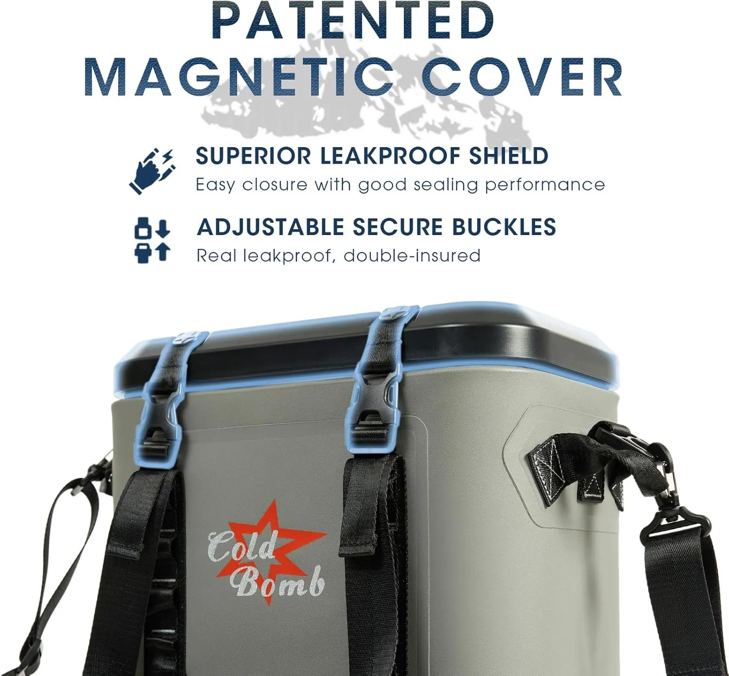 Magnetic Soft Cooler - Portable Handle, 20 Can Insulated Soft Sided Cooler with Waterproof Bag for Camping, Lunch, Kayak