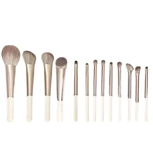 Makeup Brush Set 13pcs Holiday Makeup Brushes，Premium Synthetic Professional Make up Brush Kit Foundation Powder Blush Eyeshadow Eyebrow Contour Concealer Makeup Brushes Set 48-1