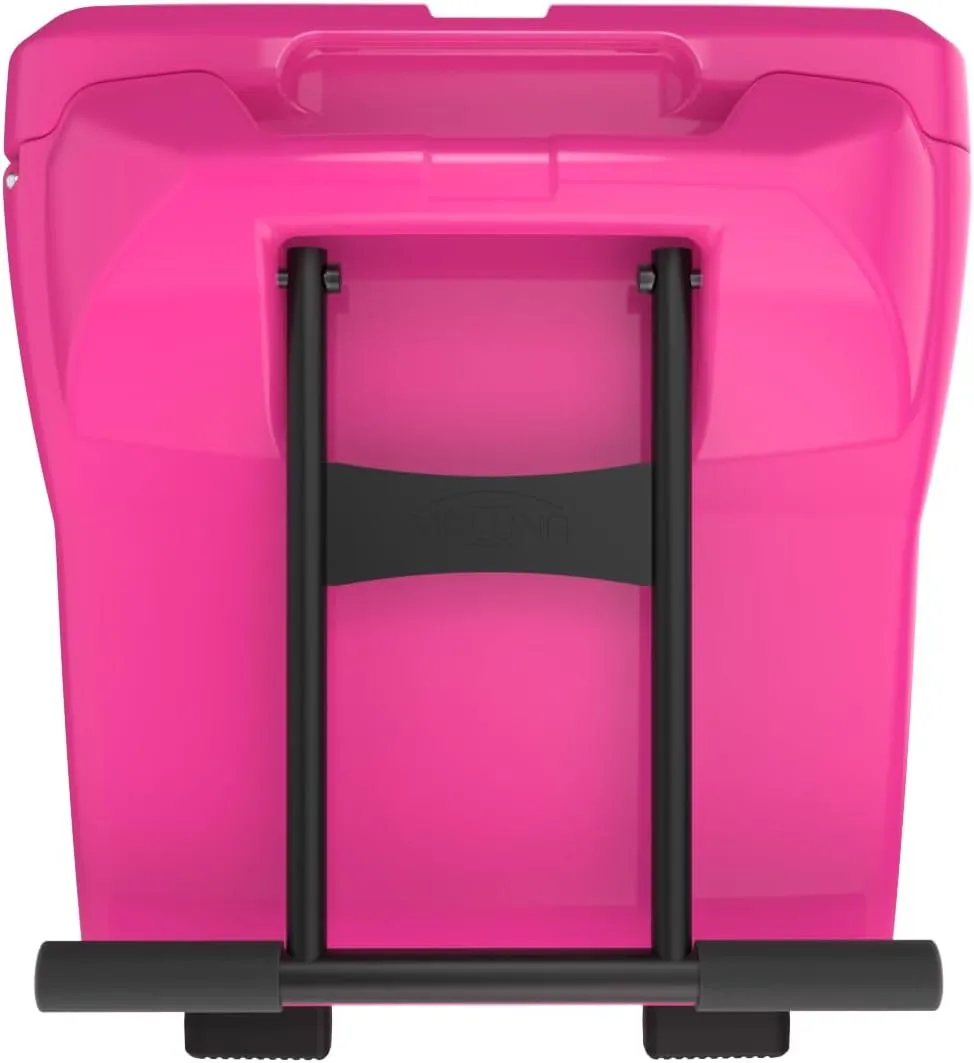 Maluna 70 Quart Wheeled Hard Cooler| Rotomolded | Insulated Portable Ice Chest Box for Drinks, Beverages, Beach, Camping, Picnic, Hunting, Fishing, Boating | Made in USA