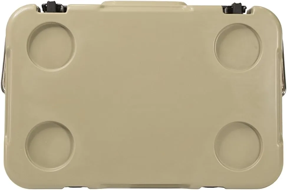 Mammoth Coolers Cruiser Series, Insulated Hard Ice Chest with Durable Double-Walled Rotomolded Construction, Great for On-The-Go Recreational Activities (Cruiser 20, Tan)