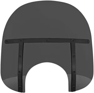Memphis Shades MEB35210 Memphis Fats Windshield (9in. Cutout) - 15in. - Night Shades Dark Black Smoke