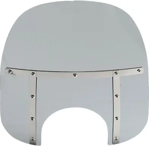 Memphis Shades MEM36212 Memphis Fats Windshield (9in. Cutout) - 17in. - Black Smoke