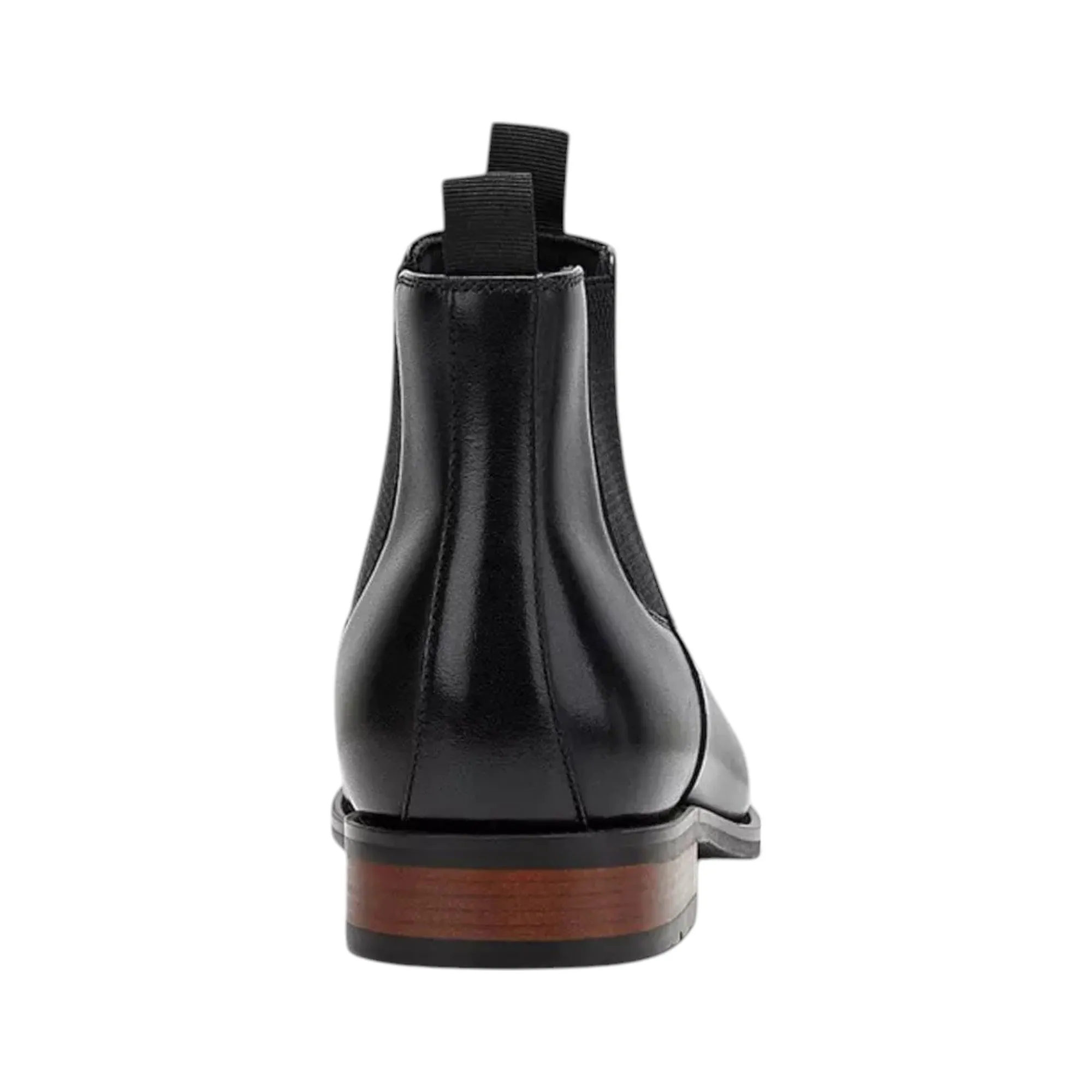 Mens Hush Puppies Wisconsin Boots Black Formal Wedding Work Shoes