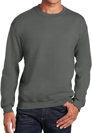 Mens Soft & Cozy Crewneck Sweatshirts Adult Heavy Blend Sweatshirt in 33 Colors. Sizes S-5XL