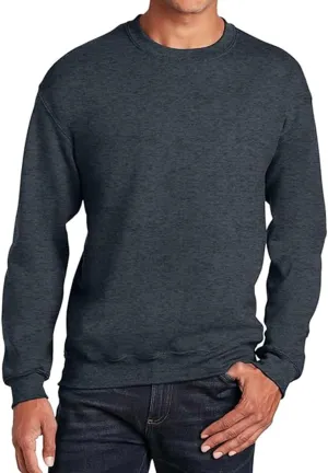 Mens Soft & Cozy Crewneck Sweatshirts Adult Heavy Blend Sweatshirt in 33 Colors. Sizes S-5XL