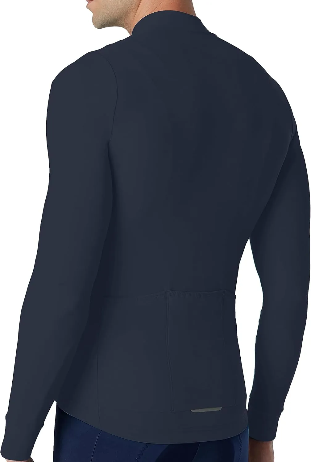 Men's Winter Cycling Jersey Thermal Long Sleeve Bicycle Clothing Fleece Bike Jersey Windproof Race Fit Lightweight