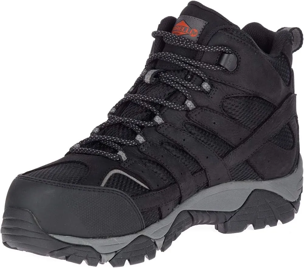 Merrell Men's Moab Vertex Mid Waterproof Composite Toe Construction Boot