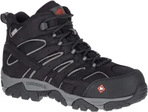 Merrell Men's Moab Vertex Mid Waterproof Composite Toe Construction Boot