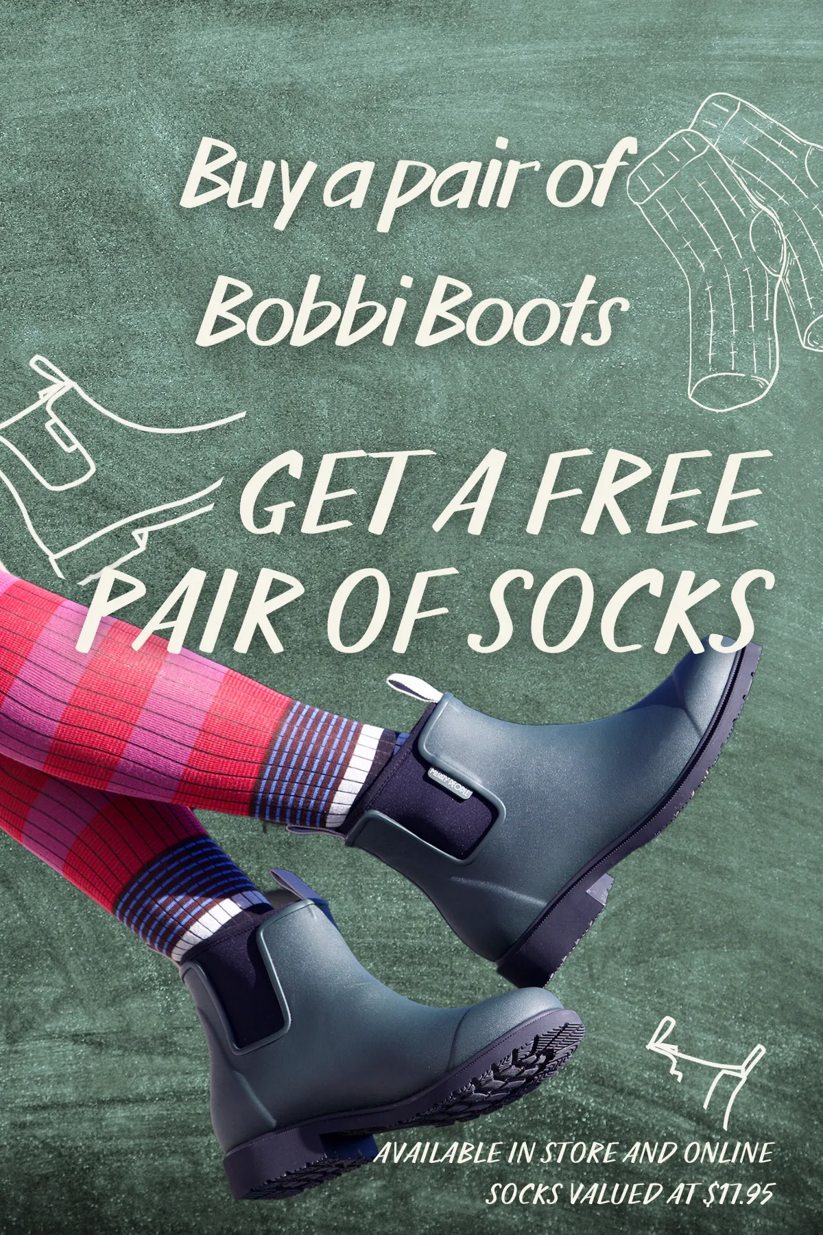 Merry People Bobbi Gumboots/Rainboots - Rust