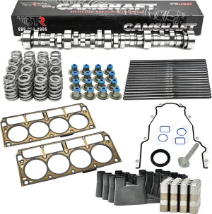 Michigan Motorsports Stage 3 Truck Camshaft Install Kit - Fits Gen 3/4 LS 6.0 6.2 LS3 Vortec Trucks Includes Cam Kit, Gaskets, Lifters and Trays