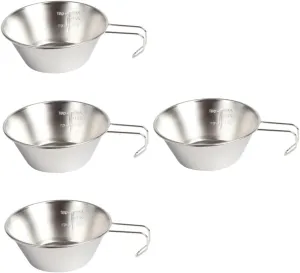 Milisten Camping Makgeolli Bowl Multi Function Water Cup Lightweight Durable Travel Accessory for Hiking BBQ