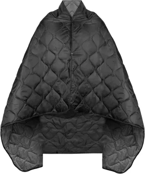 Military Poncho Liner 55”x 79” Camping Blanket Insulation Compact Waterproof for Travel Stadium Outdoor Camping