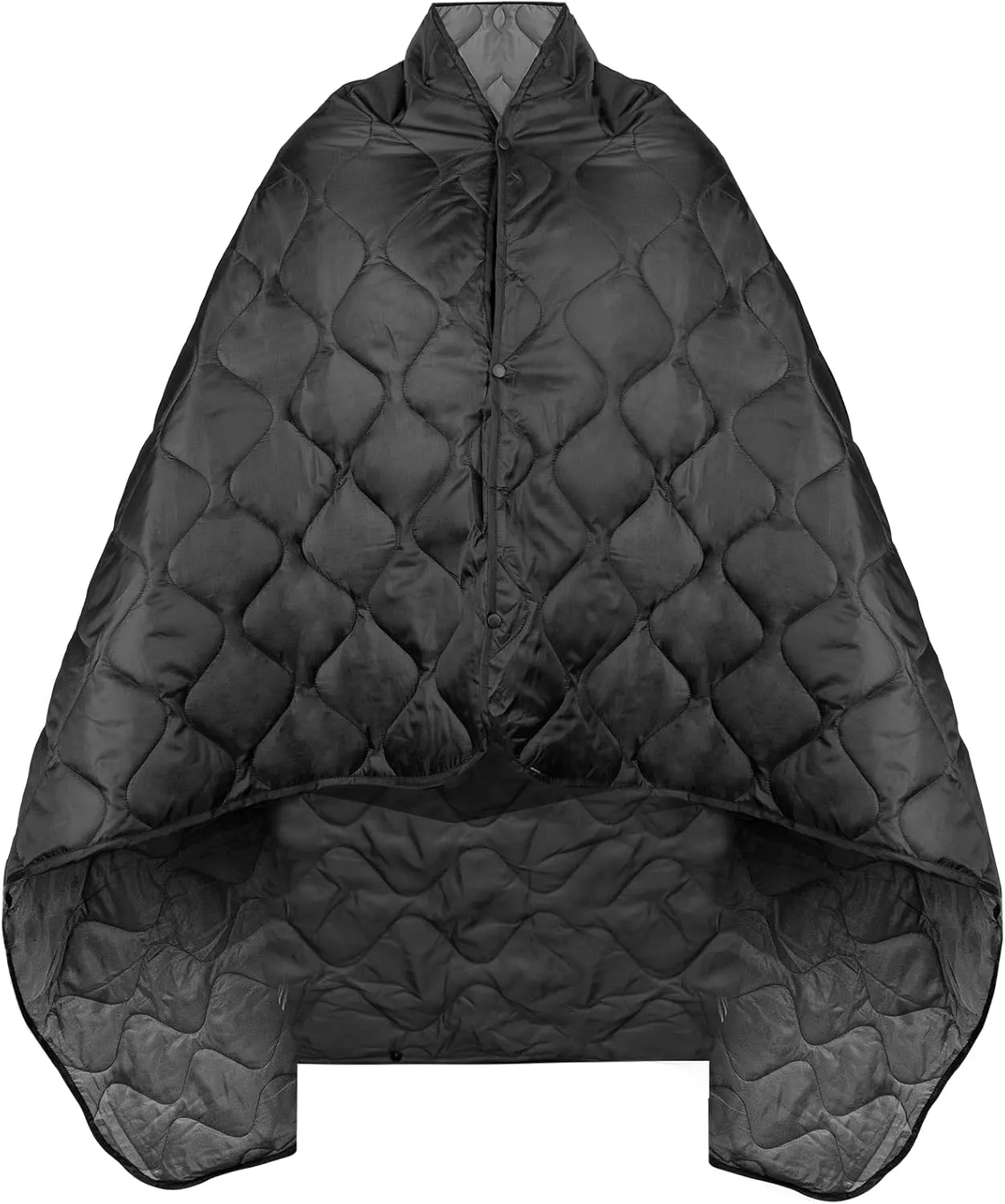 Military Poncho Liner 55”x 79” Camping Blanket Insulation Compact Waterproof for Travel Stadium Outdoor Camping