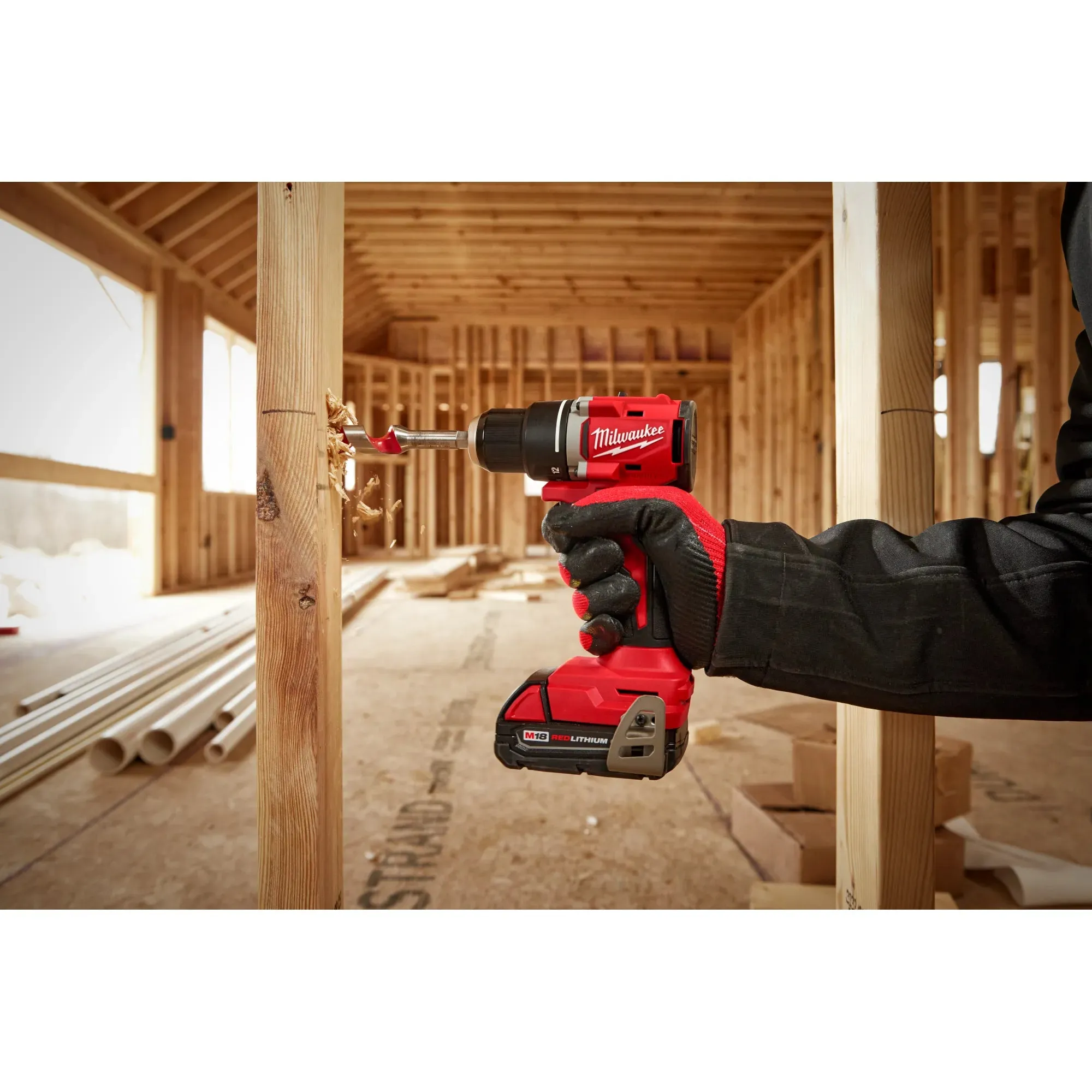 Milwaukee 3692-22CT M18™ Compact Brushless 2-Tool Combo Kit - 1/2" Drill Driver, 14" Hex Impact Driver