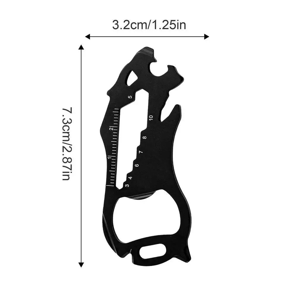 Mini Multi-Tool Card Outdoor Keychain