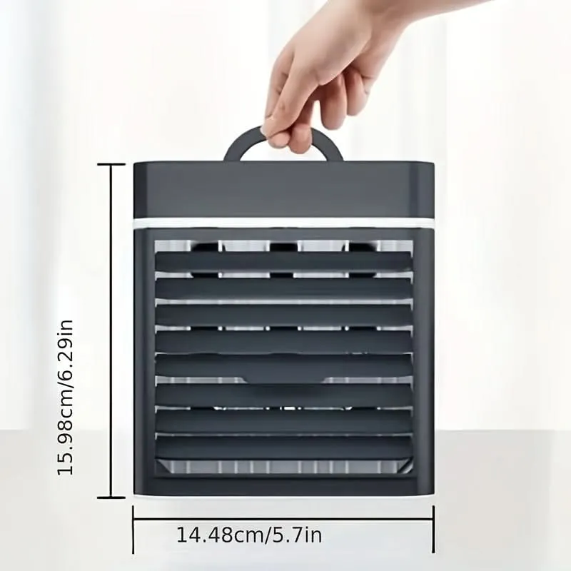 Mini Portable Air Conditioner Fan – USB Powered with 3 Speeds